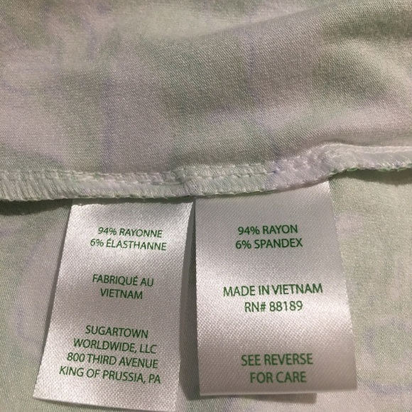 NWT Lilly Pulitzer Shaw Dress Resort White Daffodil Hill Size Large - Picture 14 of 16